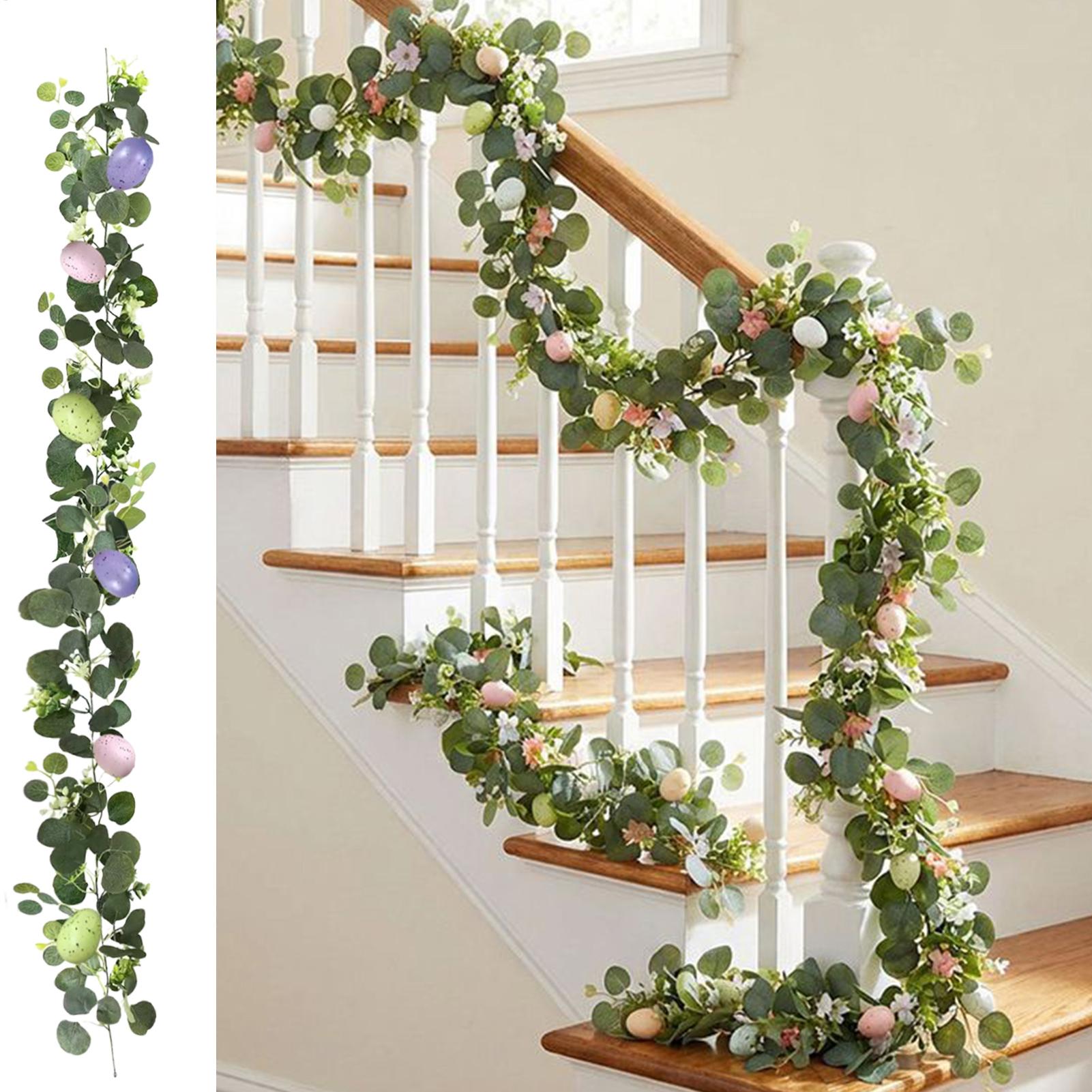 Easter Garland Artificial Euca - Art Craft Rose 评论和价格