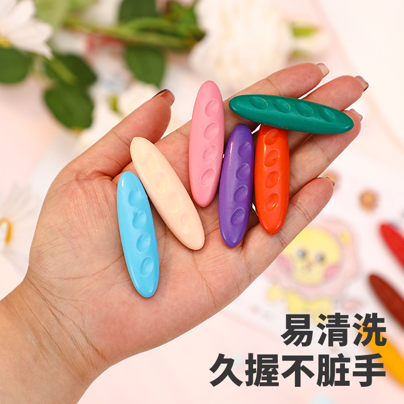 Kids Non Toxic  Crayons Peanut - Art Craft Toddler 评论和价格