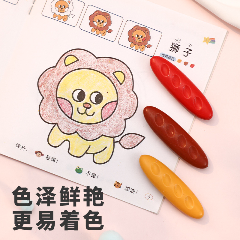 Kids Non Toxic  Crayons Peanut - Art Craft Toddler 评论和价格