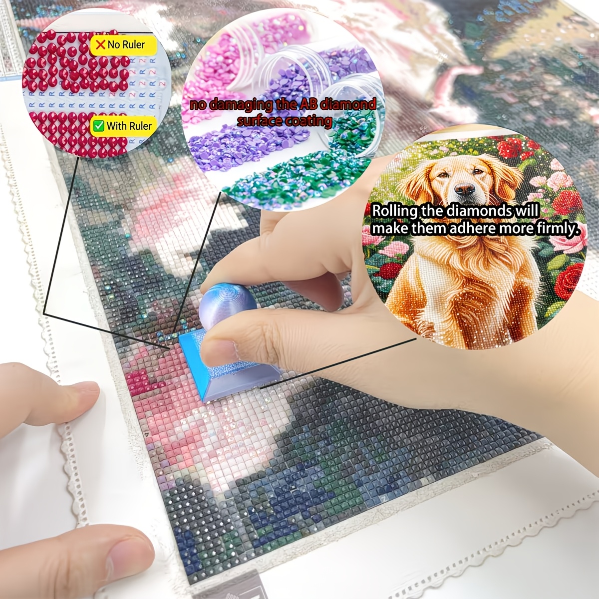 3D Printed Diamond Painting Ro - Art Craft Tools 评论和价格