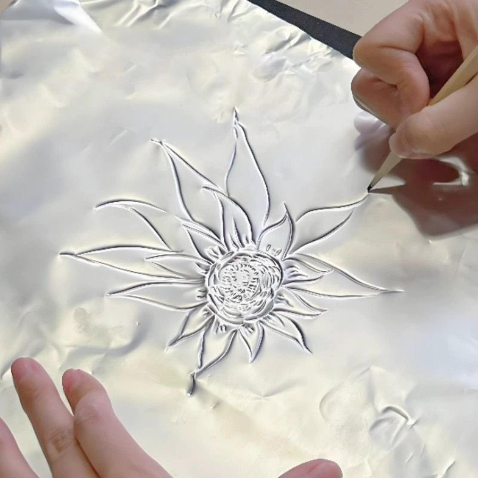 Foil Paper For Crafts 100 Piec - Art Craft Tools 评论和价格