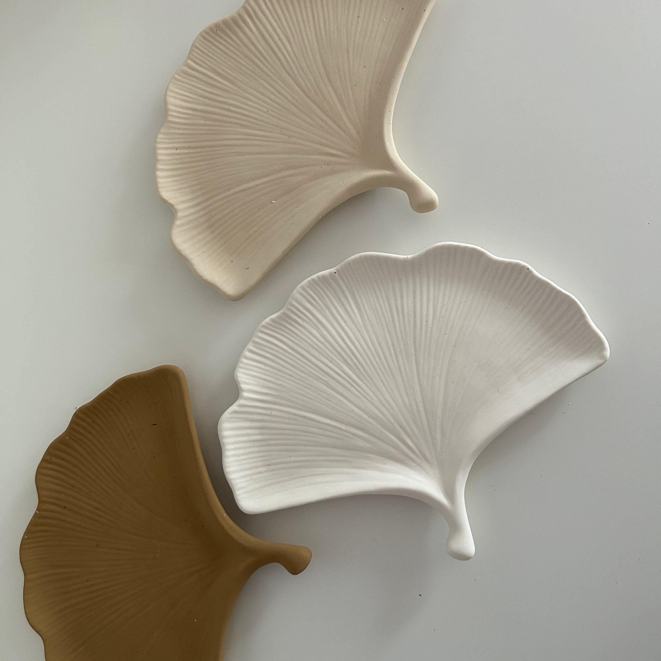 1pc Handmade Ginkgo Leaf Silic - Art Craft Leaves 评论和价格