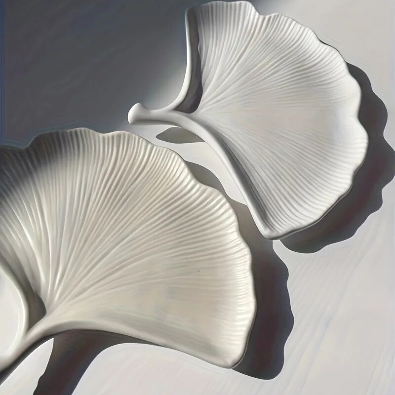 1pc Handmade Ginkgo Leaf Silic - Art Craft Leaves 评论和价格