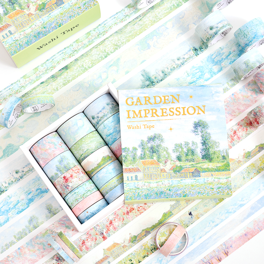 20 Rolls Vintage Garden Washi  - Washi Tape Rolls 评论和价格